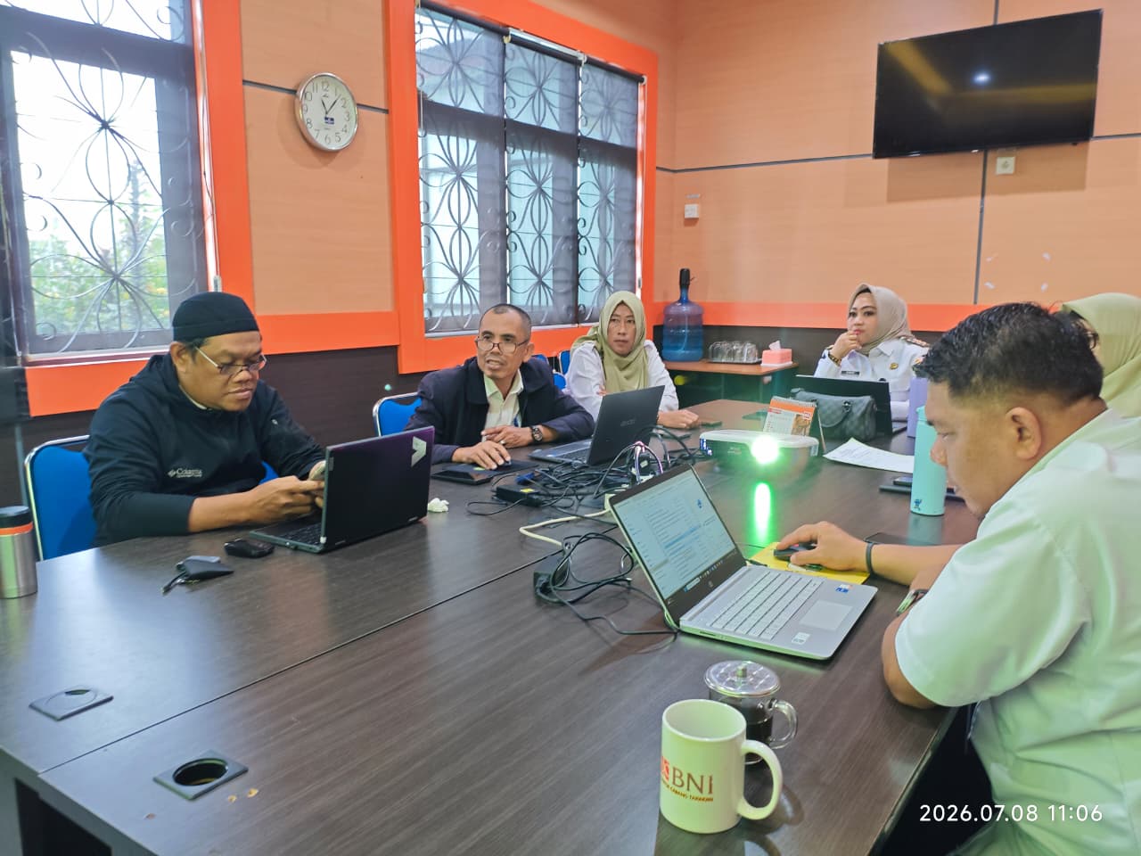 Paparan Hasil Evidence SKP Triwulan 2 Tahun 2026 Oleh Lurah Se Kecamatan Tarakan Utara